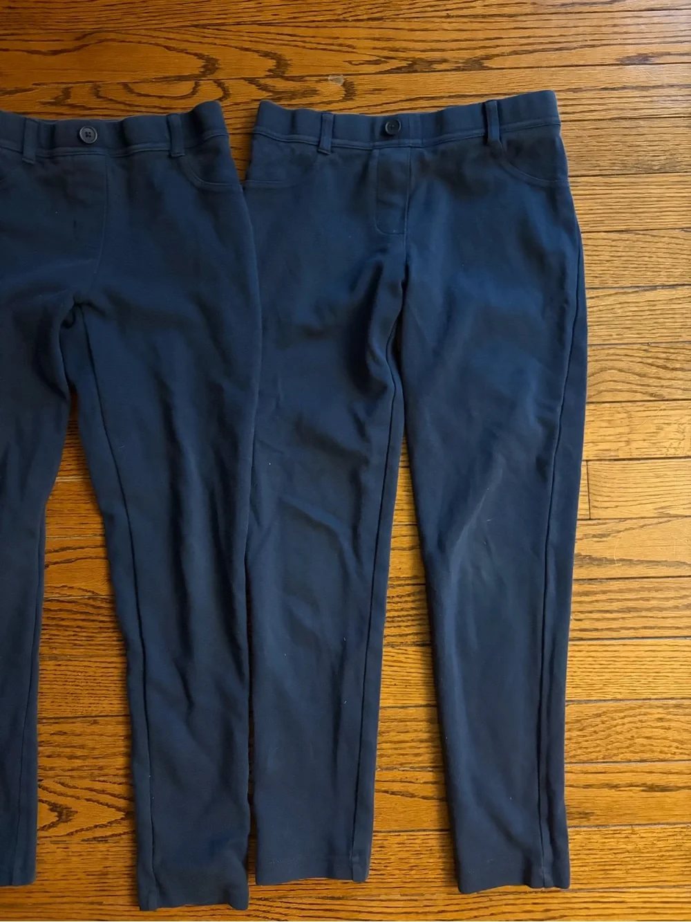 Girls Navy Slim Chino pants school uniforms bundle